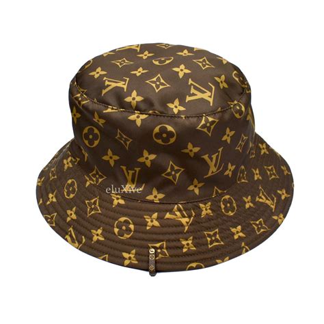 brown louis vuitton bucket hat